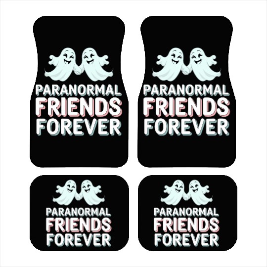 Paranormal Comedy Funny Ghost Humor Lighthearted Car Mats