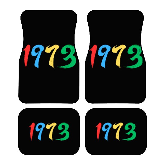 1973, 50th birthday Car Mats