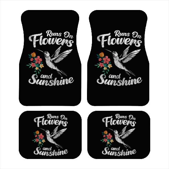 Hummingbird Nature Swarm Life Car Mats