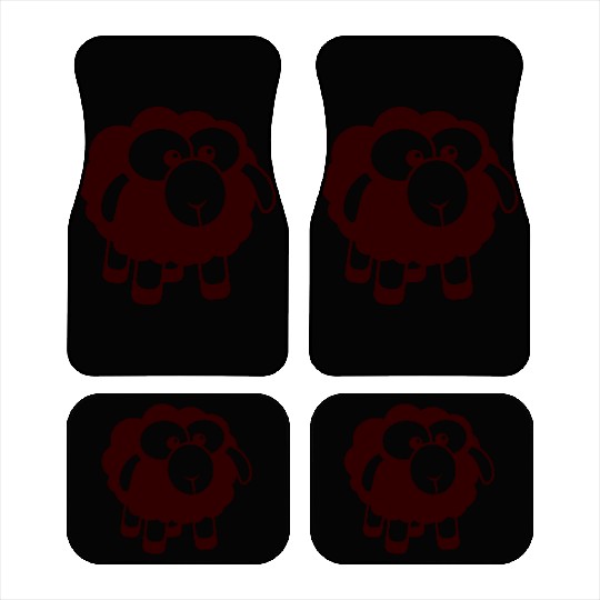 Black Sheep Small Cute Cute Lamb Cool Comic Sweet Car Mats