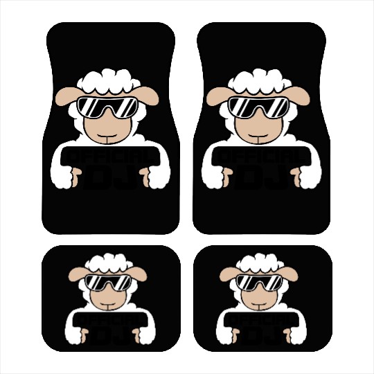 Sheep Official Dj Sunglasses Party Lamb Music Cool Car Mats