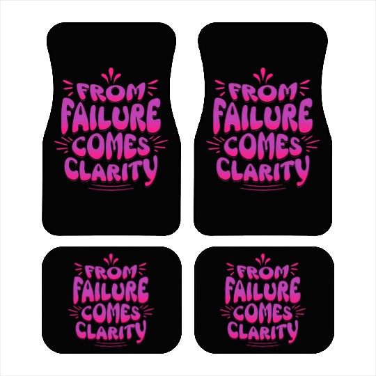 From Failure Comes Clarity – Embrace Growth Car Mats