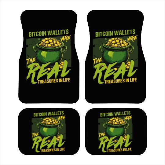 St Patricks Day Bitcoin Wallets The Real Treasures Car Mats