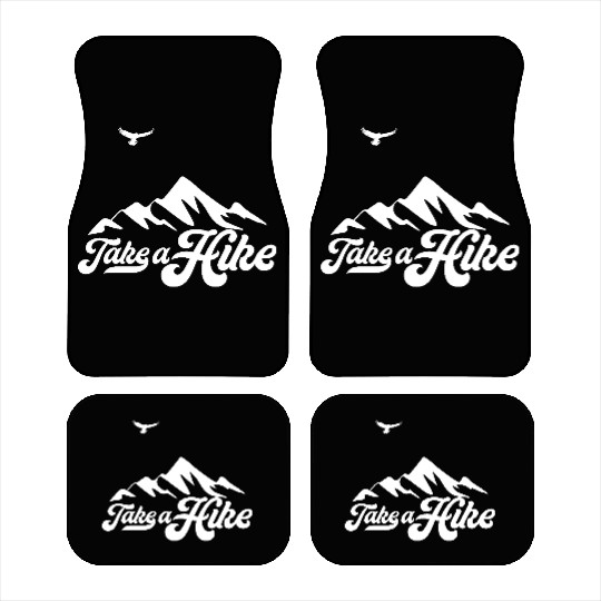 Take A Hike Car Mats