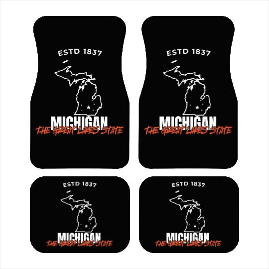 Michigan The Great Lakes State USA Car Mats America