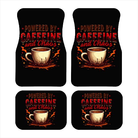 Caffeine Chaos Car Mats