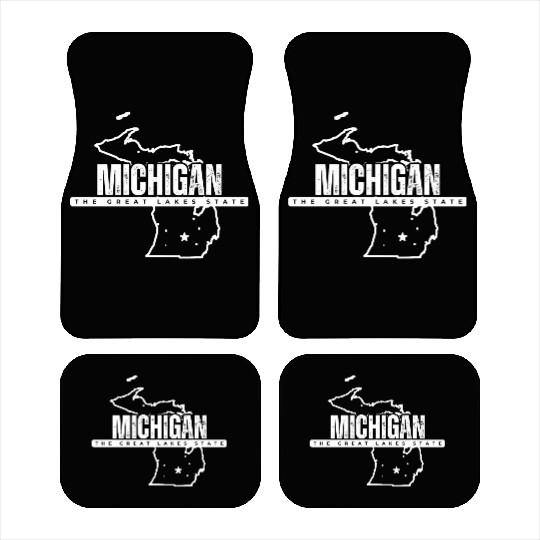 MICHIGAN THE GREAT LAKES STATE SAILING STRONG IN T Car Mats