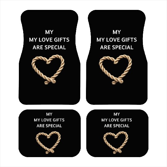 Funny BDSM Valentine My Love Gifts Are Special Car Mats
