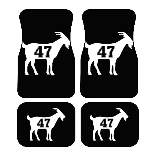 Goat 47 Trump Number 47 President Trump Goat pre47 Car Mats