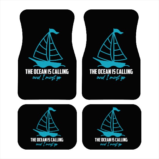Florida Keys THE OCEAN IS CALLING I MUST GO Car Mats