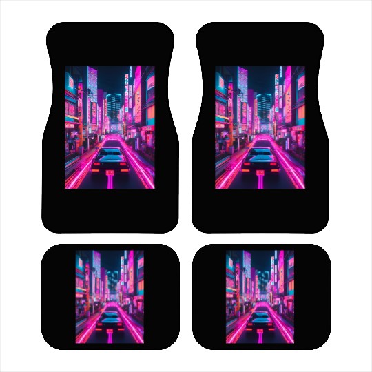 Synthwave 3 Car Mats