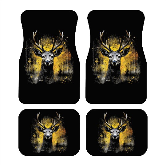 Modern Artistic Deer Head Design Car Mats