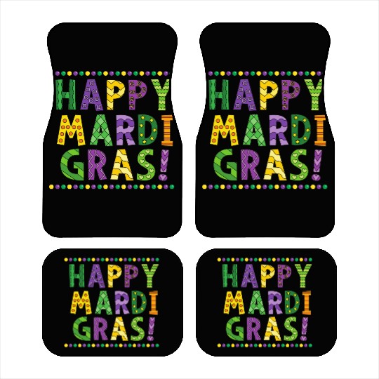 Mardi Gras Celebration Car Mats