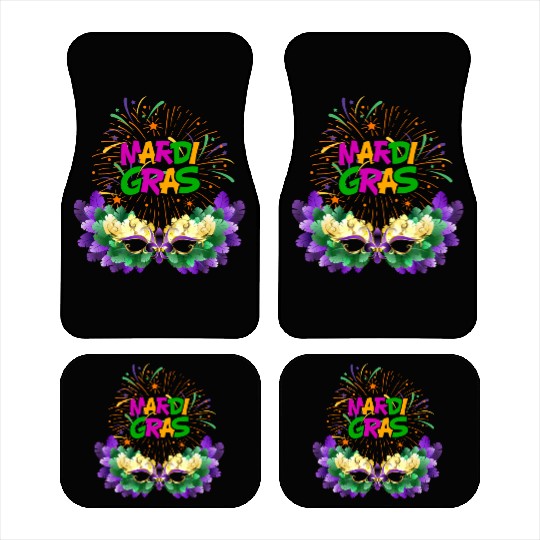 Mardi Gras New Orlean Carnival Car Mats