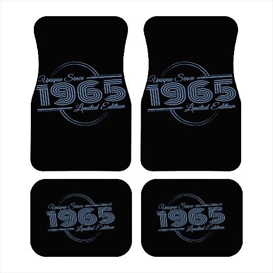 60th Birthday Retro 1965 Limited Edition Car Mats