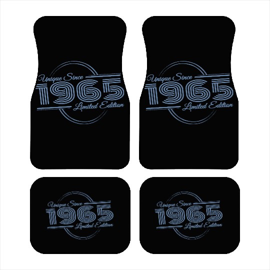 60th Birthday Retro 1965 Limited Edition Car Mats