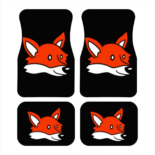 Red Fox Forest Animal Cunning Smart Cute Wild Dog Car Mats