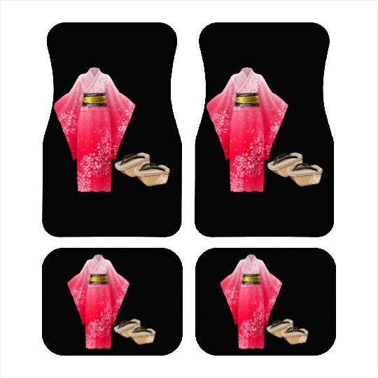 Elegant Japanese Kimono Car Mats