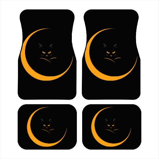 Eclipse Cat – The Mystic Feline Car Mats