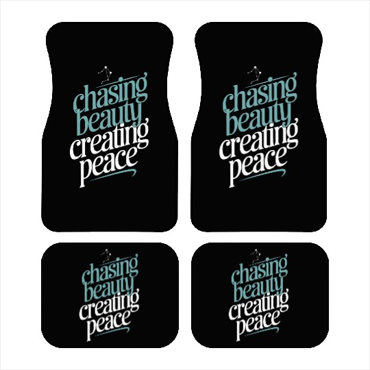 Libra Zodiac Chasing Beauty Creating Peace Car Mats