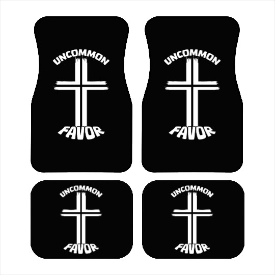 Uncommon Favor Jesus Christ Cross Easter Car Mats