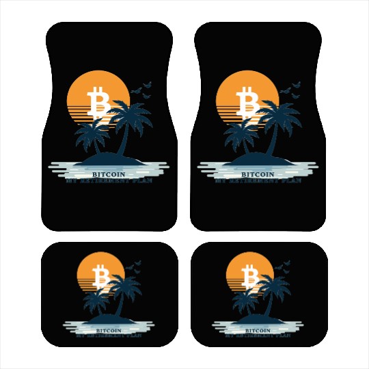Bitcoin Retirement BTC - Crypto Investors Car Mats