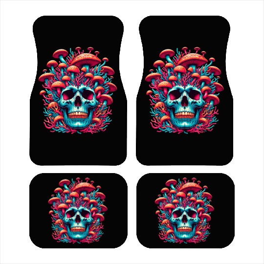 Music Festival Car Mats - Colorful Yoga Outfit