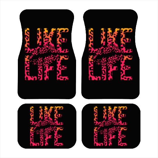 Like Life Leopard Kiss Car Mats