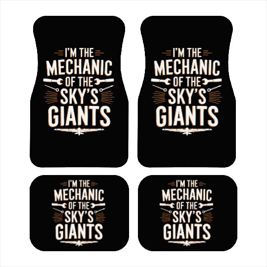 Aircraft Technician Avionics Maintenance Airport Car Mats