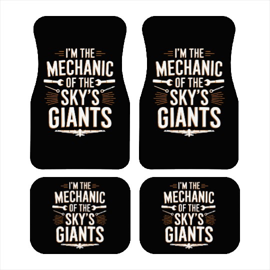 Aircraft Technician Avionics Maintenance Airport Car Mats