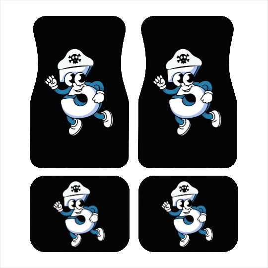 Number Three Pirate Treasure Hunter s Triumph Car Mats