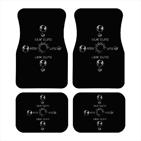 Lunar Eclipse Solar Eclipse Apocalypse Car Mats