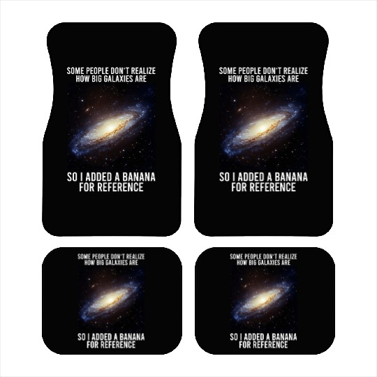 Galaxy Meme Science Astrophysics Astrology Car Mats