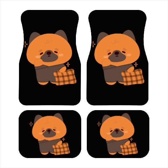 Sleepy German Shepherd Car Mats