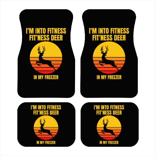 Retro I'm Into Fitness Fit'ness Deer Freezer Funny Car Mats