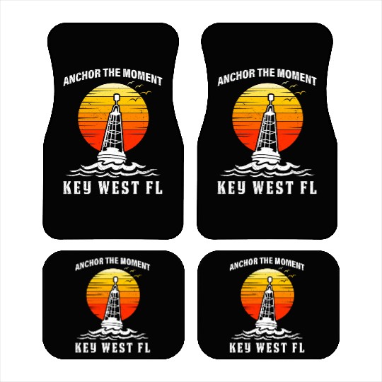 West Keys ANCHOR THE MOMENT KEY-WEST FL Car Mats