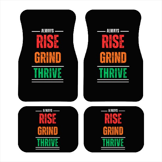 Rise, Grind, Thrive – The Resilience Mindset Car Mats