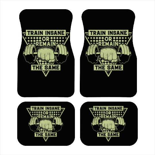 Train Insane Or Remain The Same Car Mats