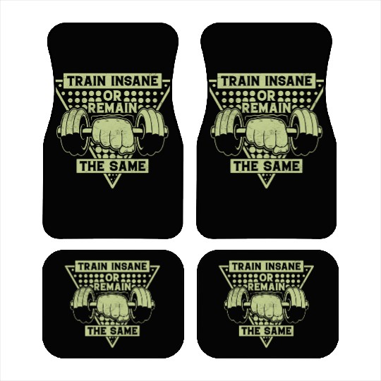 Train Insane Or Remain The Same Car Mats