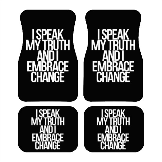 Gemini Zodiac Embrace Change Truth Speak Car Mats