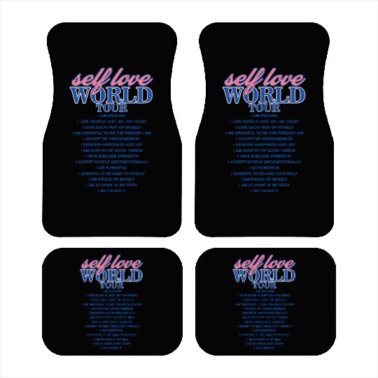 Selflove World Tour Car Mats