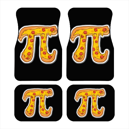 Pi Day Car Mats kids Pizza Pi Funny Math Food 3.14