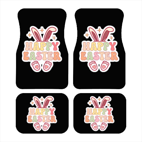 Happy Easter – Celebrate with Cute Bunny Vibes! Car Mats