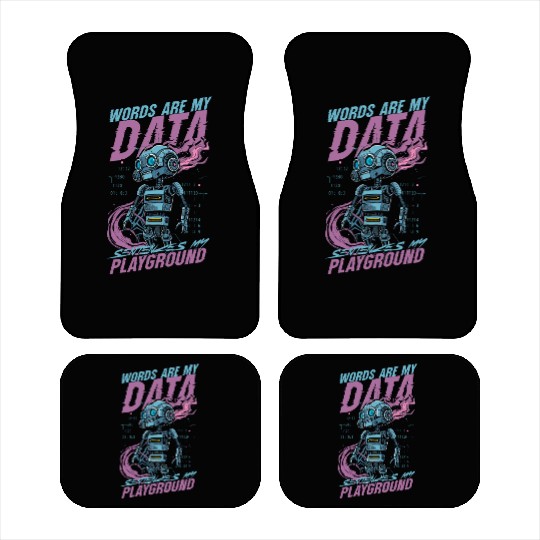 Computer Linguist Car Mats
