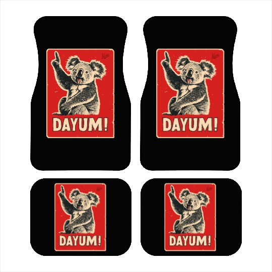 Dayum! – Funny Koala Reaction Car Mats