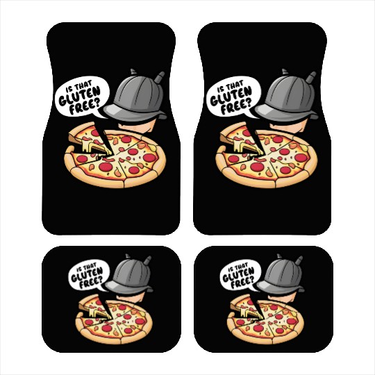 Is That Gluten Free? Gluten Intolerance Pizza Car Mats