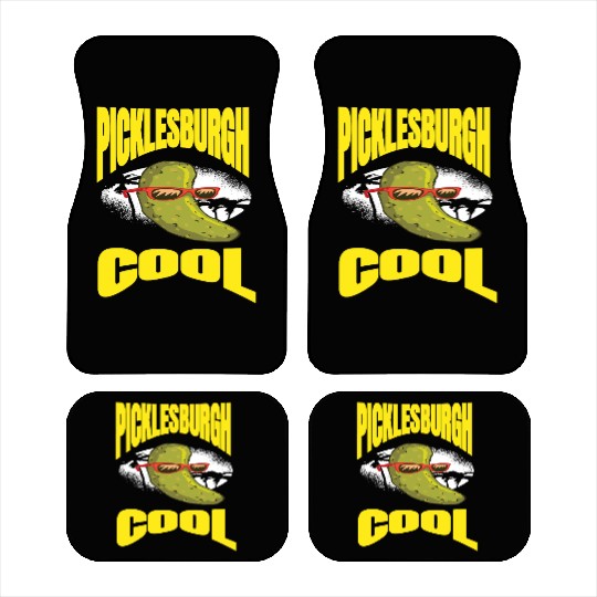 Pittsburgh Humor Picklesburgh Cool Relaxing Pickle Car Mats