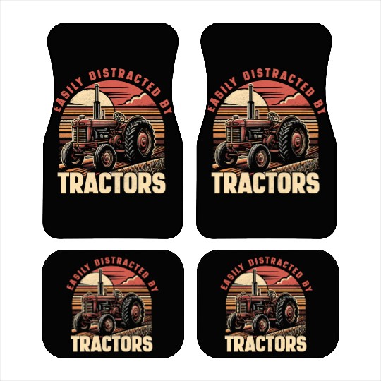 Tractor Love: The Heart of Farming Car Mats