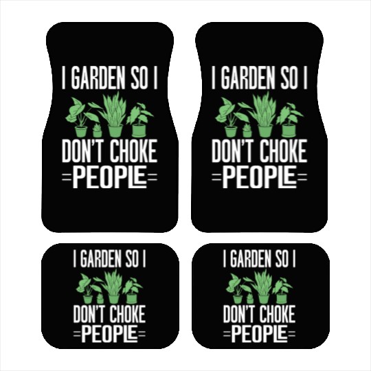 Gardening Horticulture Gardener Car Mats