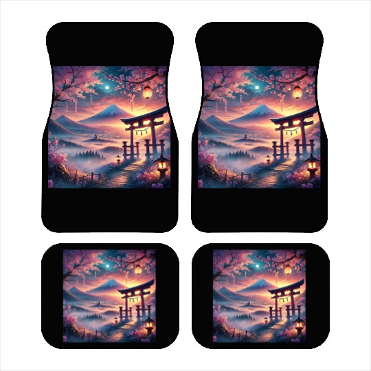 fuji sakura torii Car Mats